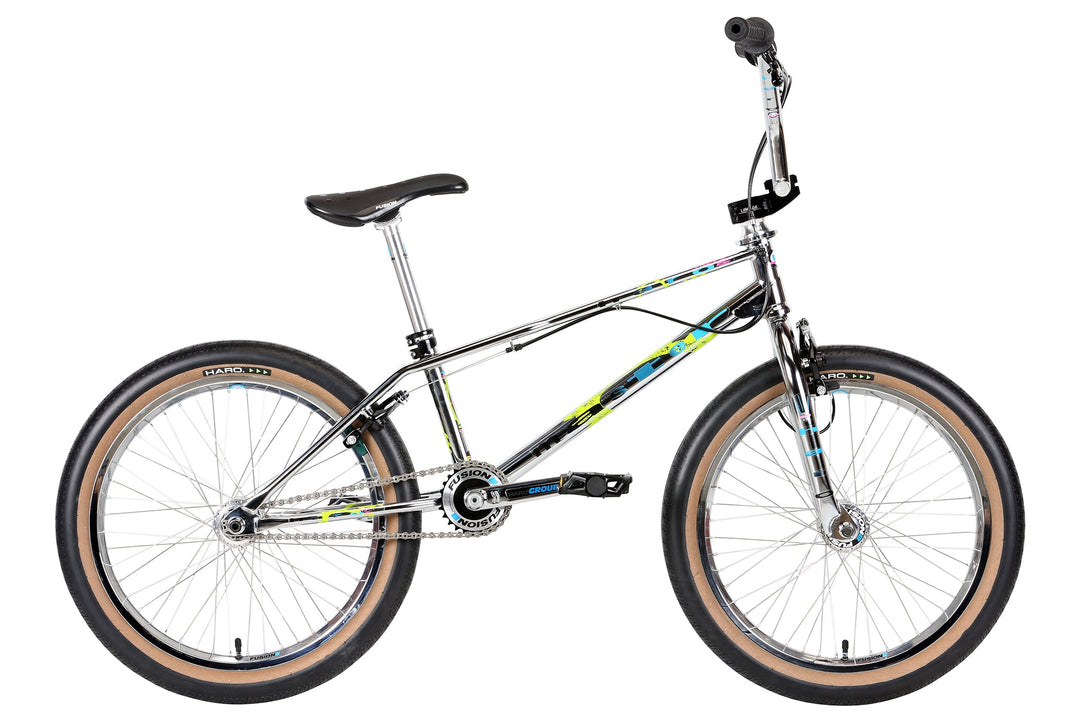 Haro Lineage Ground Master 20" BMX Bike Chrome