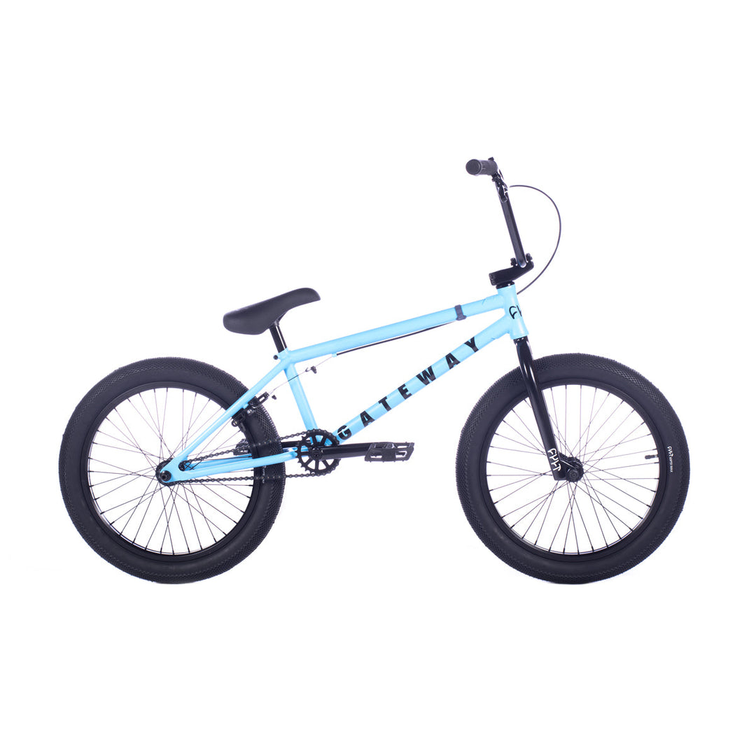 Cult 2022 Gateway 20" BMX Bike Cavalry Blue Black Parts 20.5"