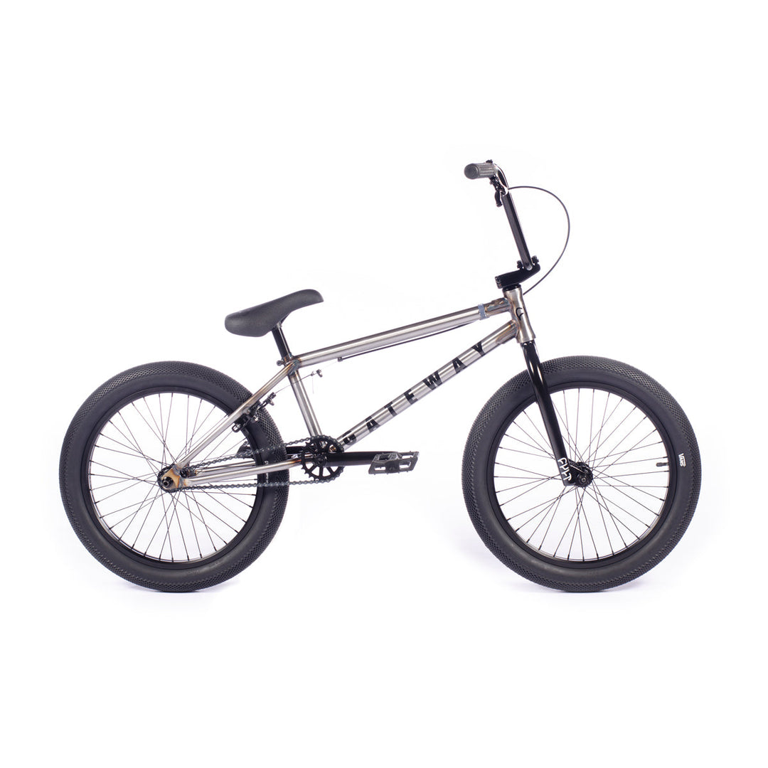 Cult 2022 Gateway 20" BMX Bike Raw Black Parts 20.5"