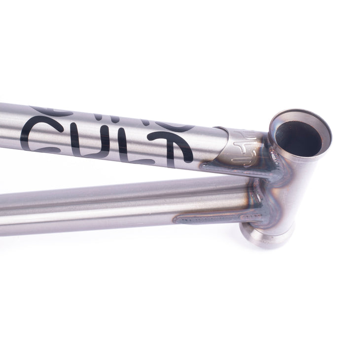 Cult 2 Short IC Brakeless Frame - Raw | BMX