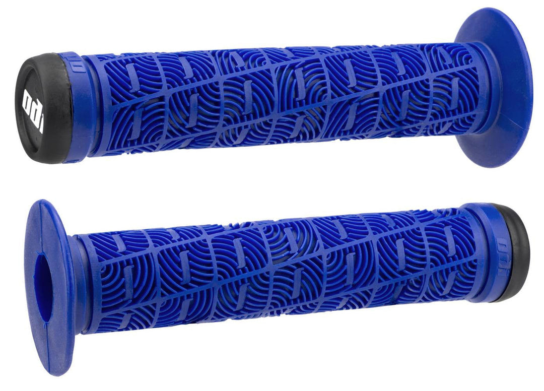 ODI "O" Grips Blue Flanged 143mm