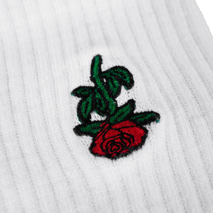 Subrosa Rose Crew Socks Black
