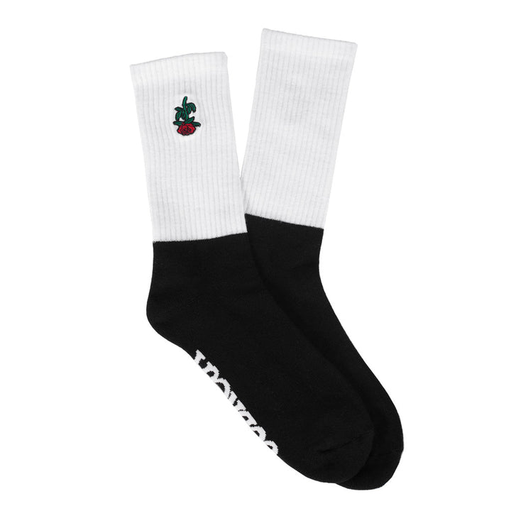 Subrosa Rose Crew Socks Black