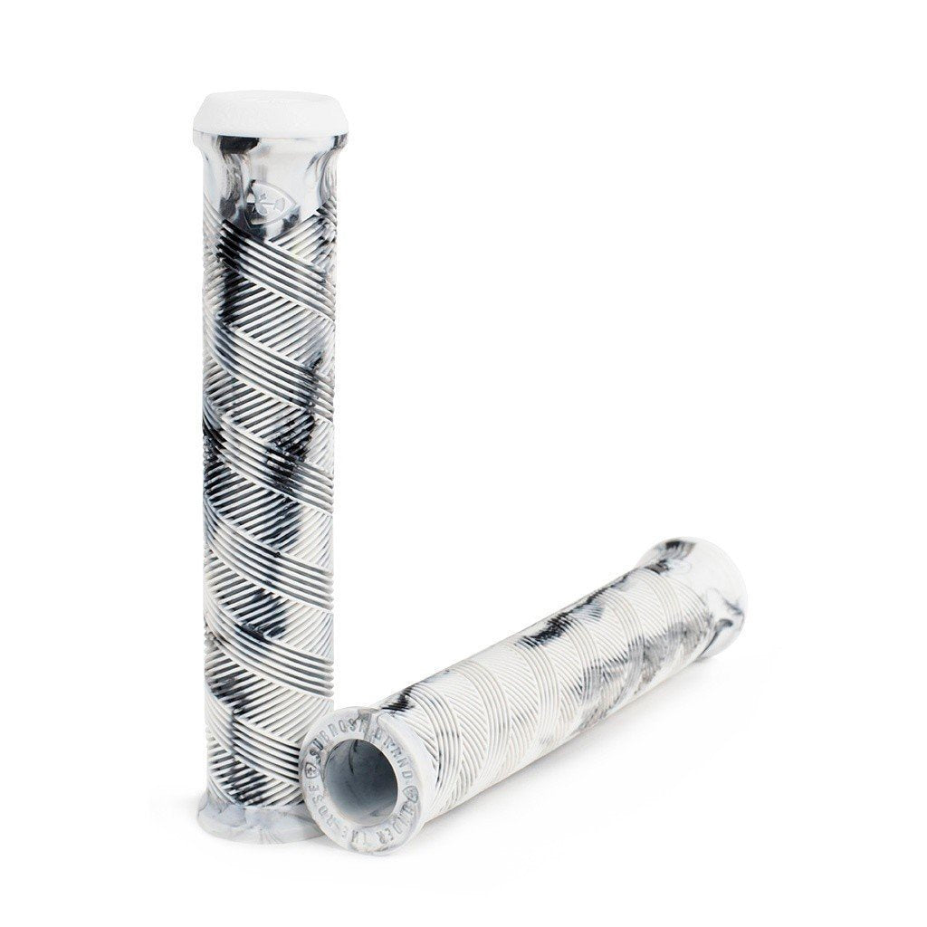 Subrosa Dialed DCR Flangeless Grips Black / White Swirl