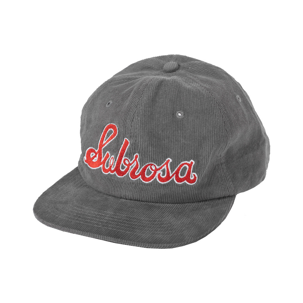 Subrosa Embroidered Cold One Cap Grey