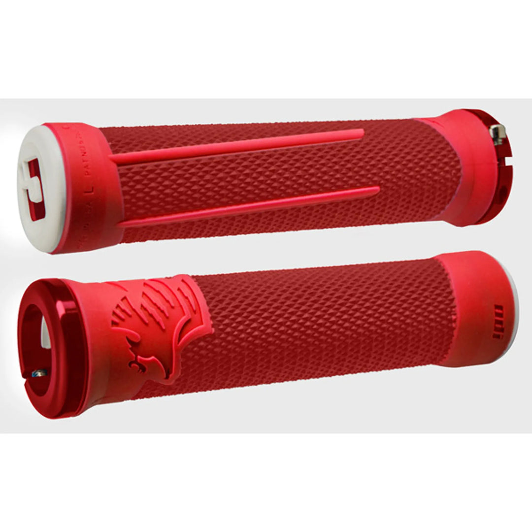 ODI AG2 v2.1 MTB Lock On Grips Red 135mm