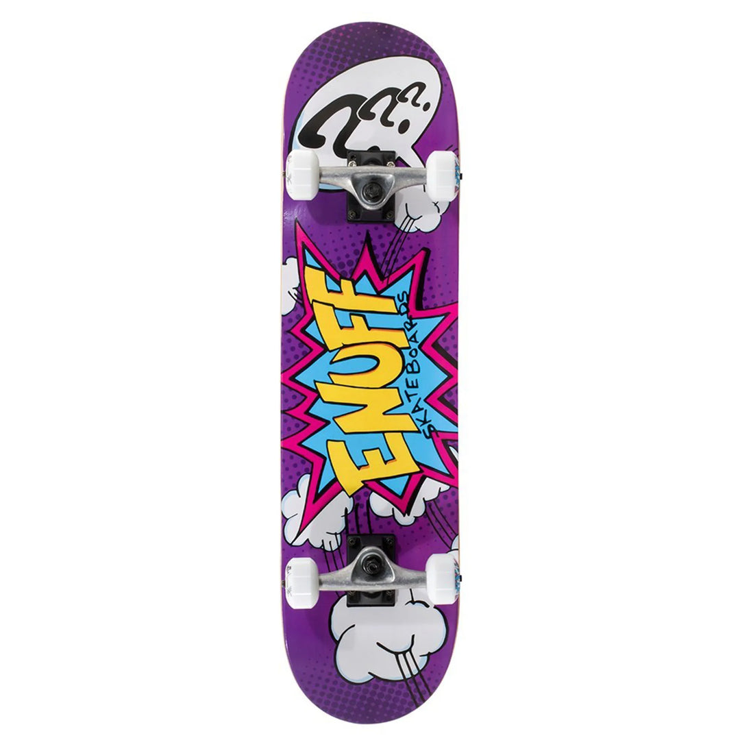 Enuff POW Mini Complete Skateboard Purple 7.25 x 29.5 Inch