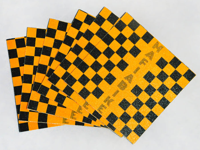 Mafia Bikes Checkered Peg Griptape Yellow