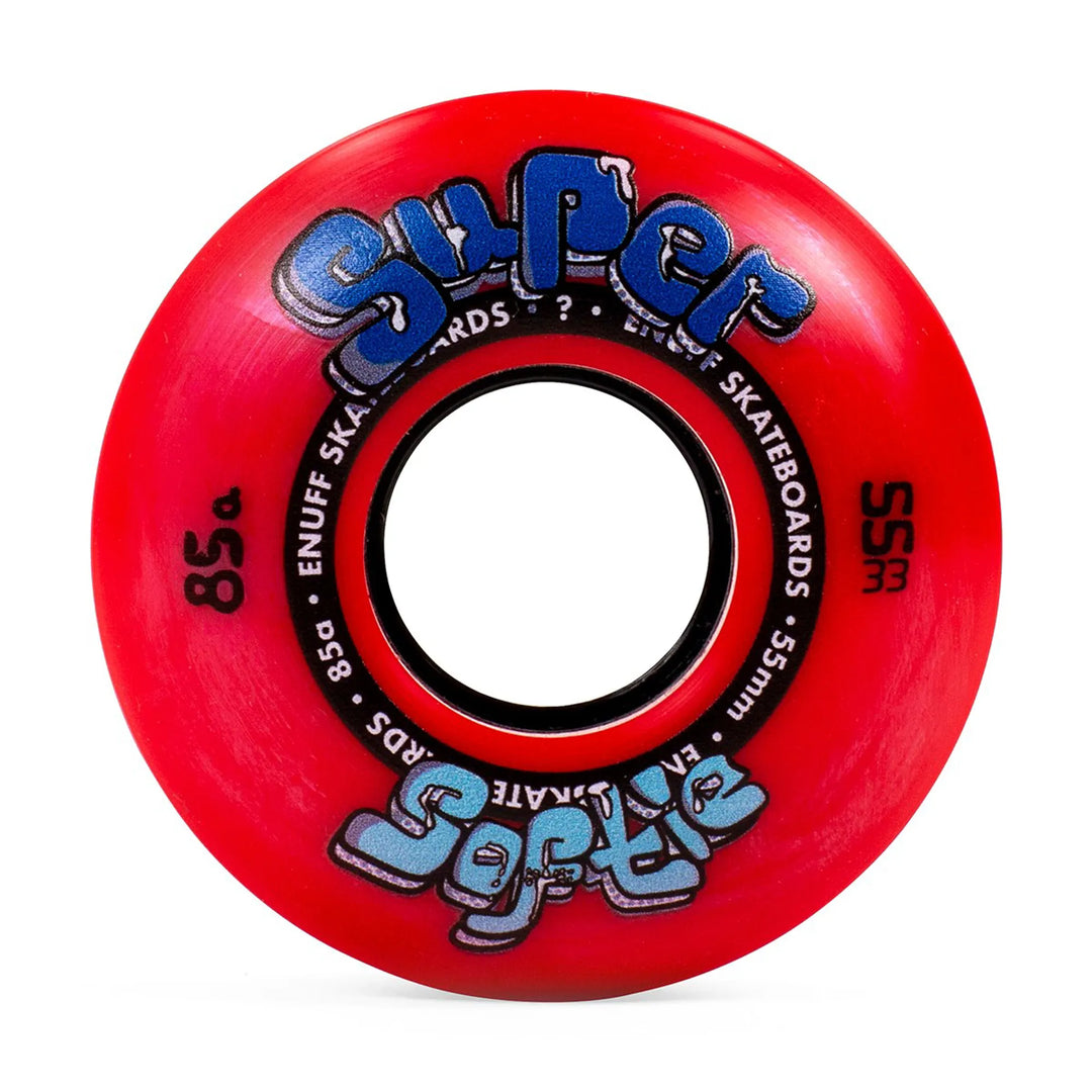 Enuff Super Softie Wheels Red 55mm