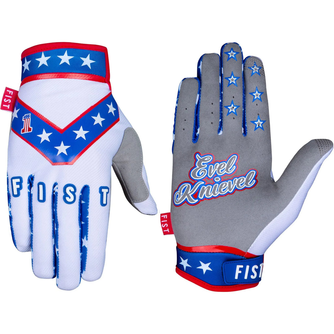 Fist Glove Evel Knievel Youth White