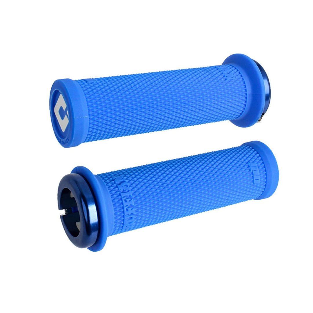 ODI Ruffian Mini V2.1 Lock On Grips Blue 110mm