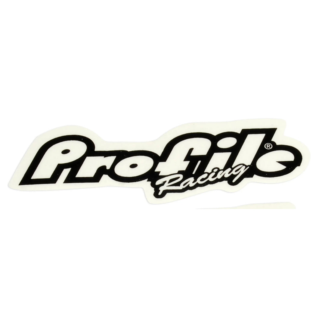 Profile Racing Sticker Black Single
