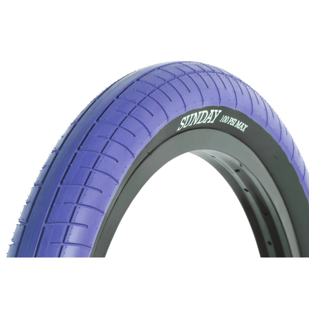 Sunday BMX Jake Seeley Street Sweeper Tyre Blue 2.4 Inch