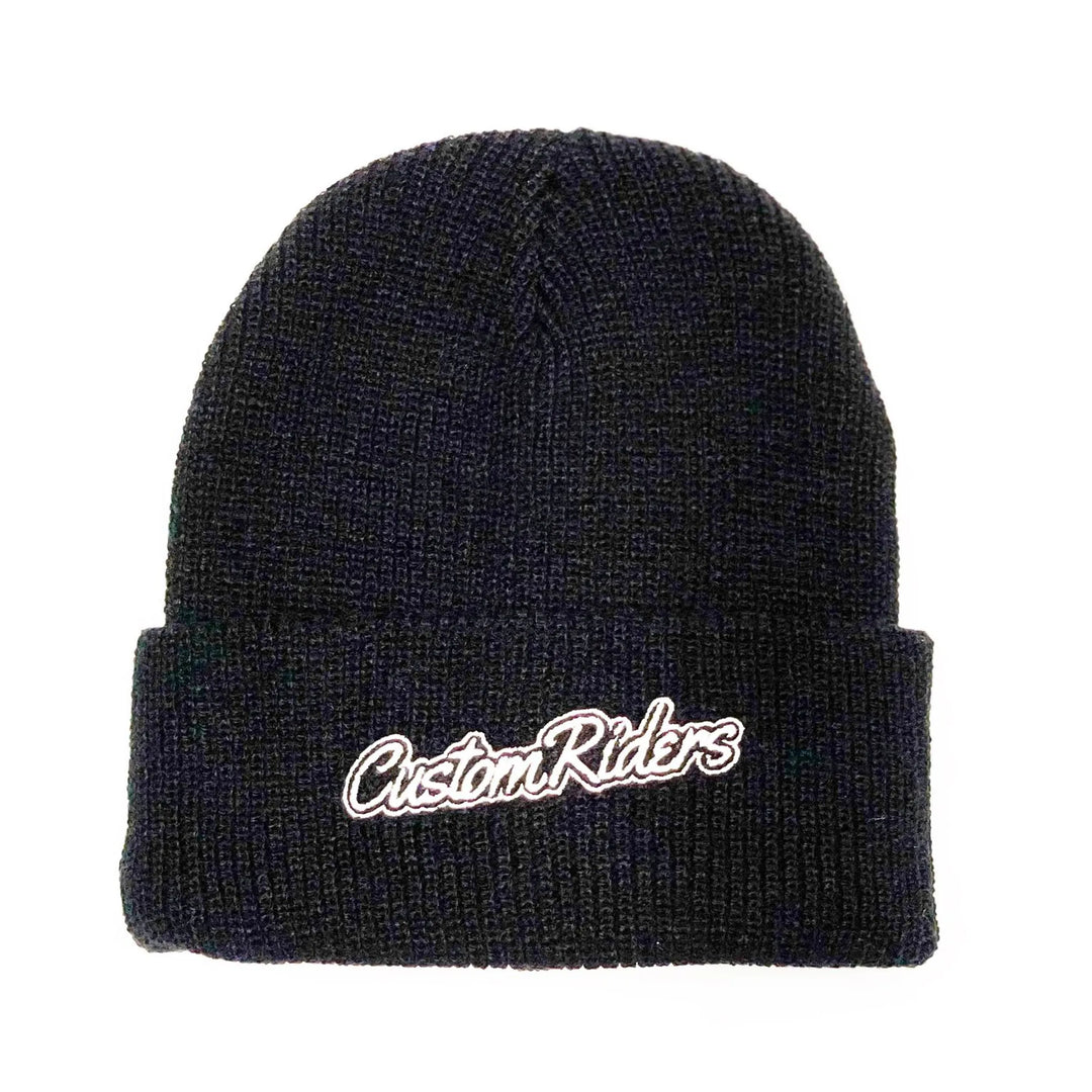 Custom Riders Logo Beanie V2 Black