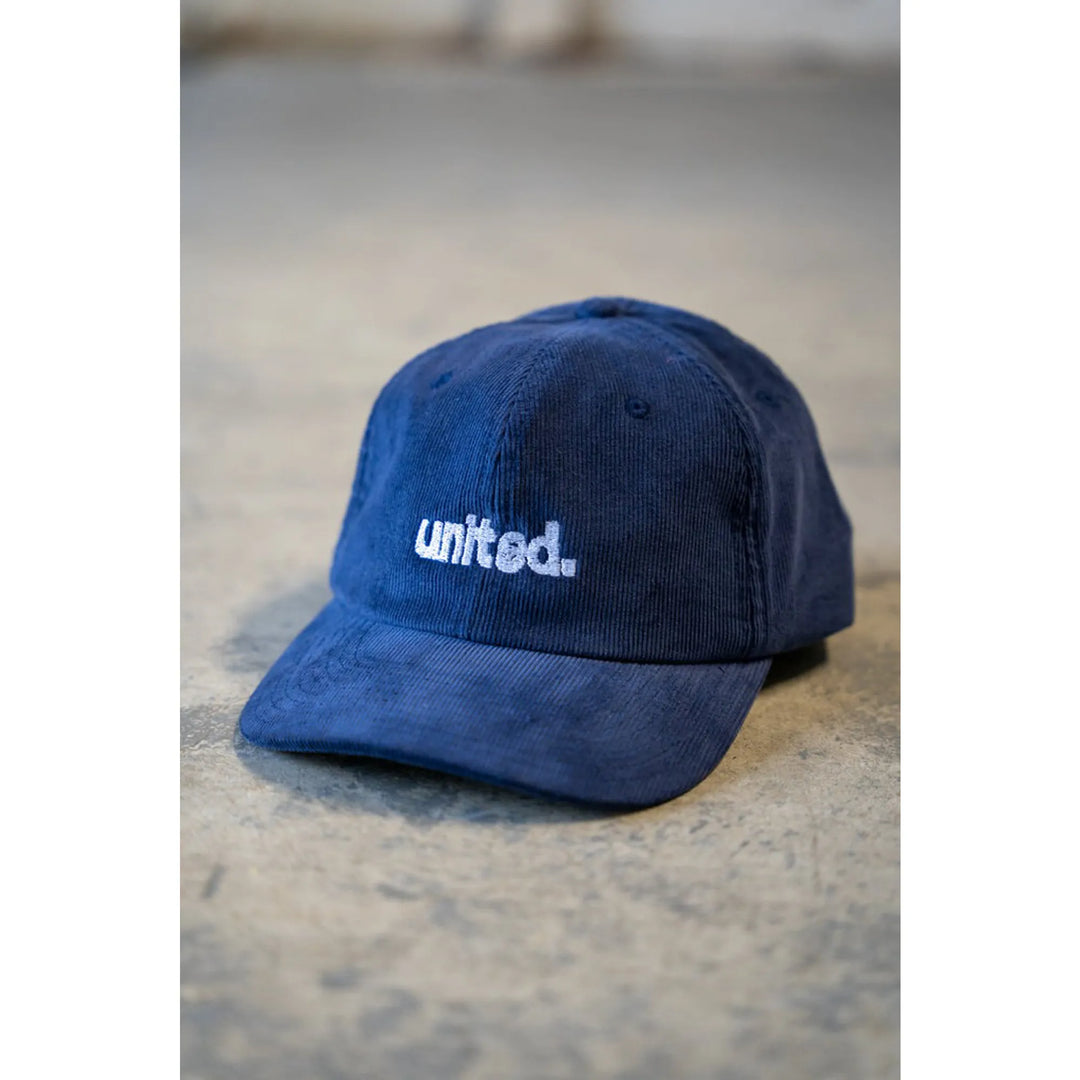 United Coastin Cordurouy Cap Blue