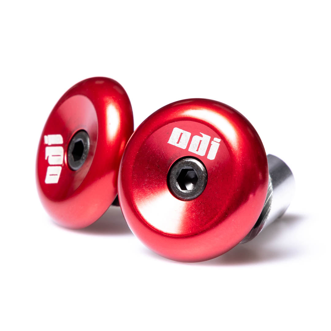 ODI Aluminium Bar Ends Red