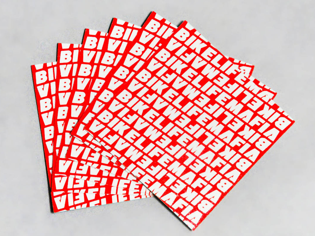 Mafia Bikes Bikelifemafia Peg Griptape Red