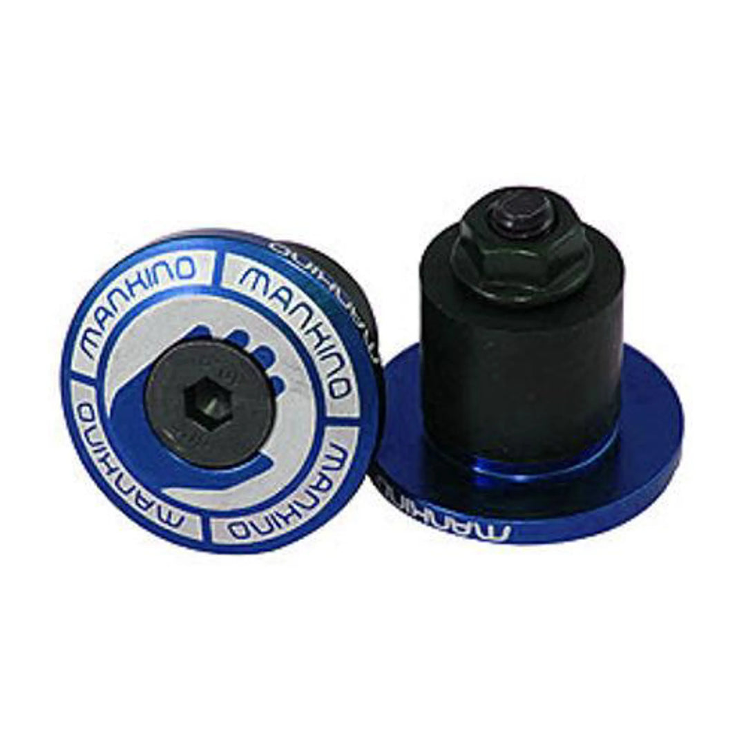 Mankind Identity Bar End Plugs Blue