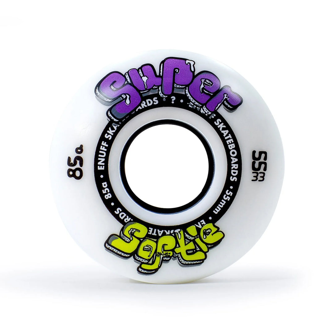 Enuff Super Softie Wheels White 55mm