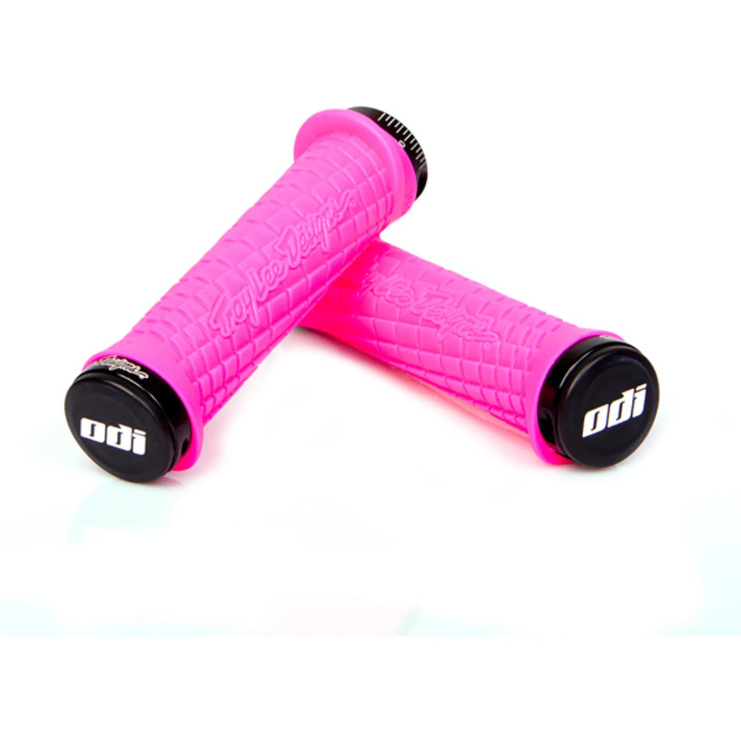 ODI Troy Lee Designs MTB Lock On Grips Pink Black 130mm