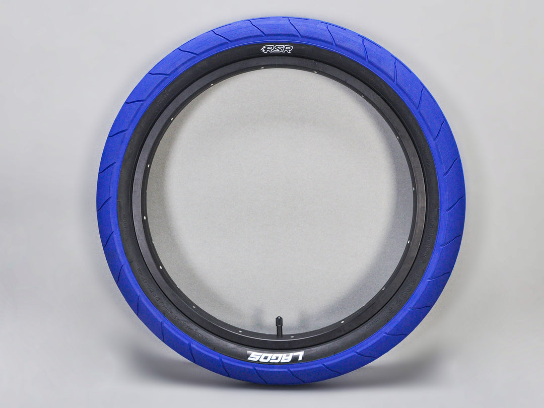 Lagos 20 x 2.50 Inch RSR Tyres Blue / Black Pair