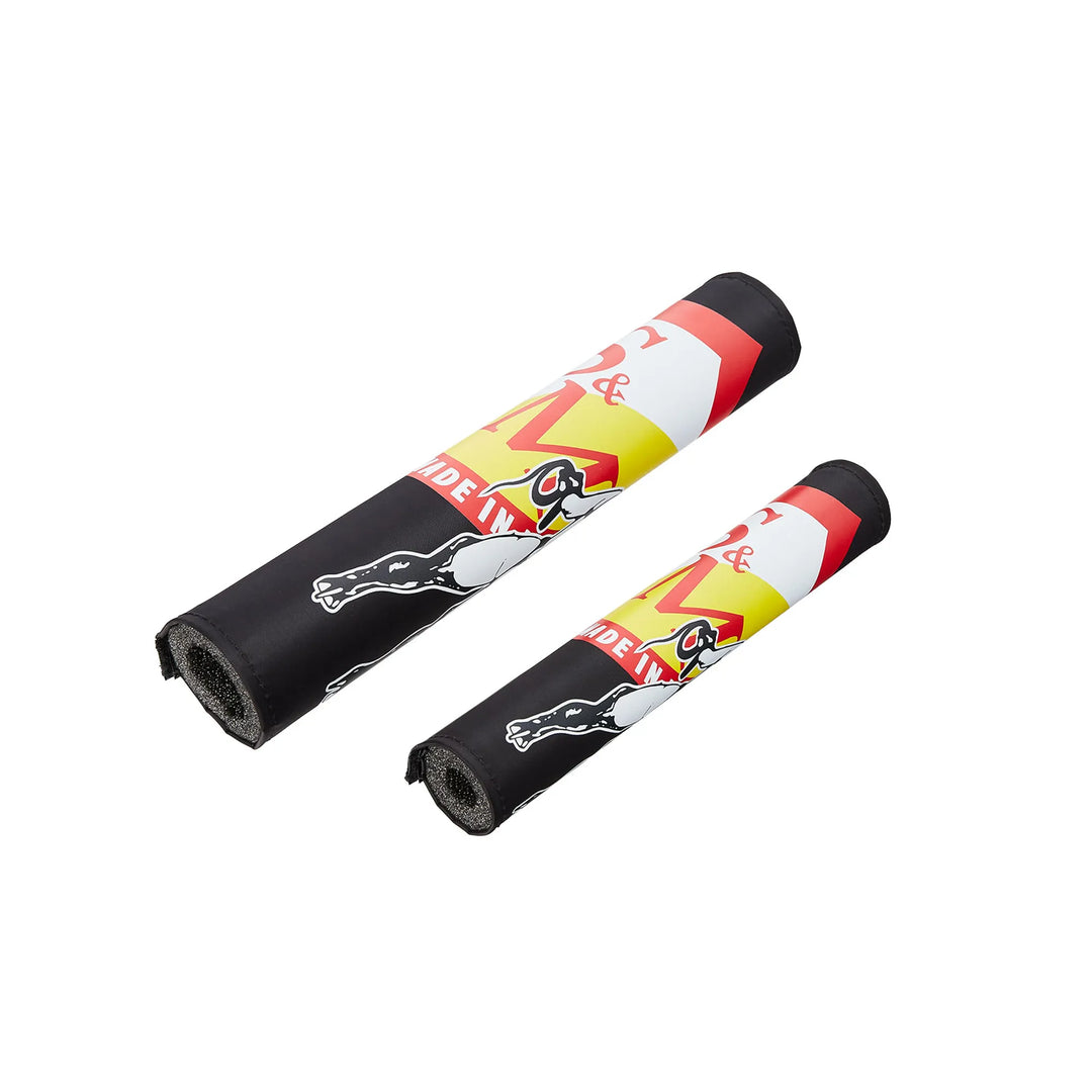 S&M whip girl 2pc pad set black