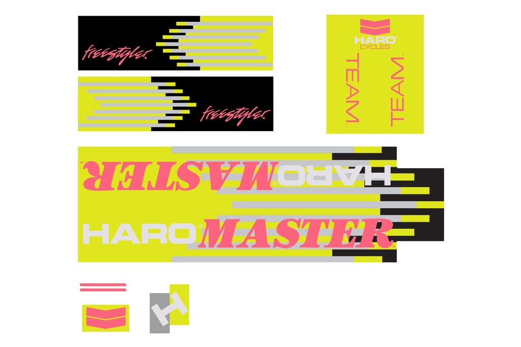 Haro 1987 Sport replacement decals