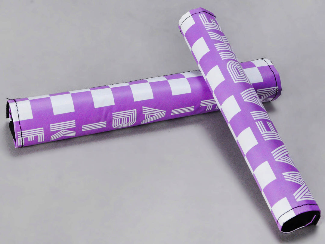 Mafia Bikes Checkered Pad Set Purple / White