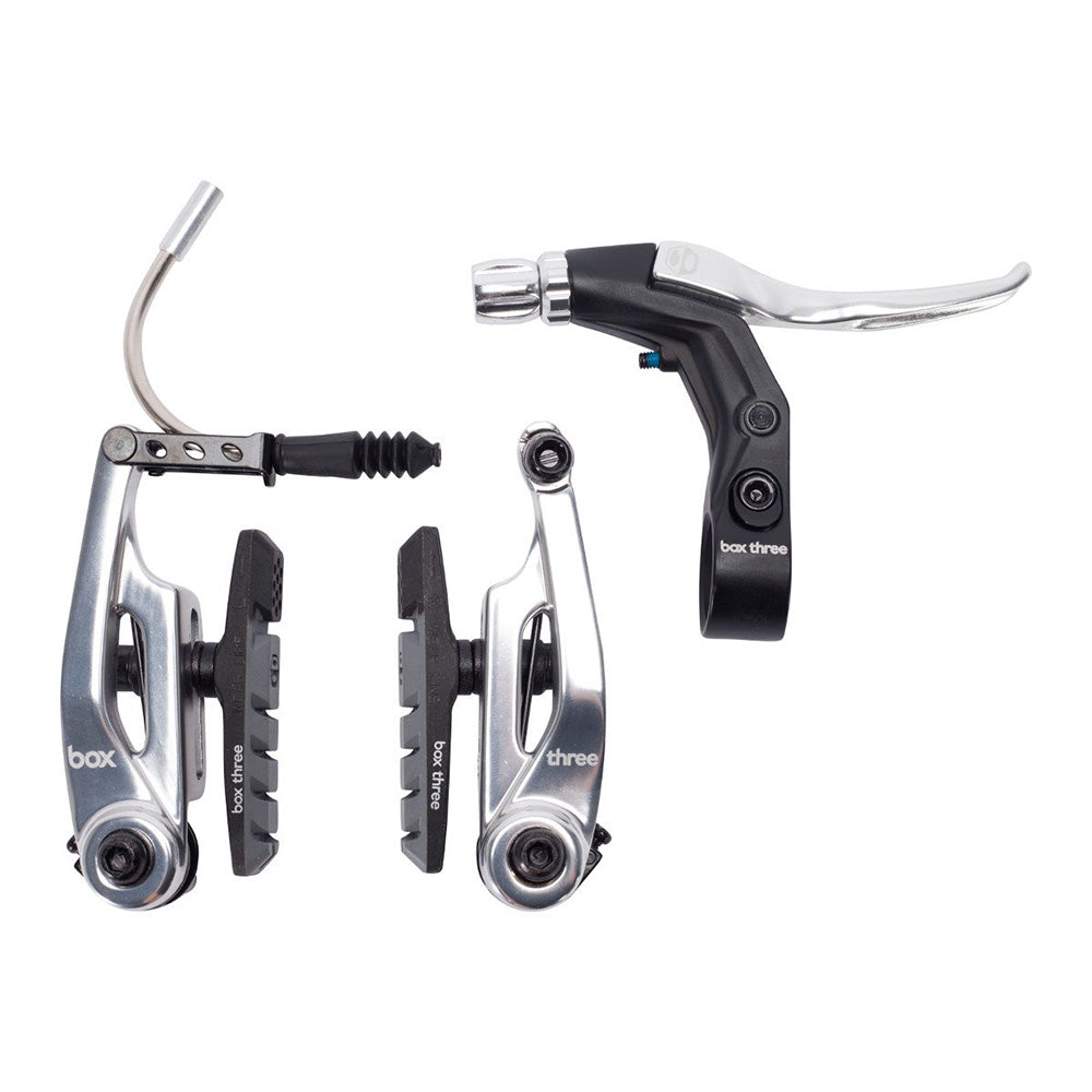 Box Three Brake Kit Short Silver 85mm