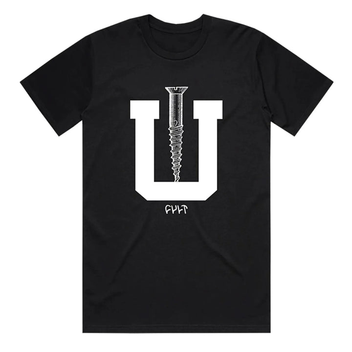 Cult Screw U T-Shirt Black