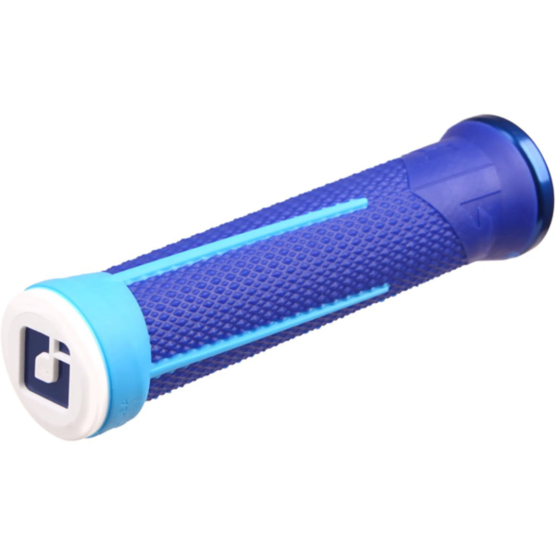 ODI AG1 MTB Lock On Grips 135mm Blue / Blue 135 mm