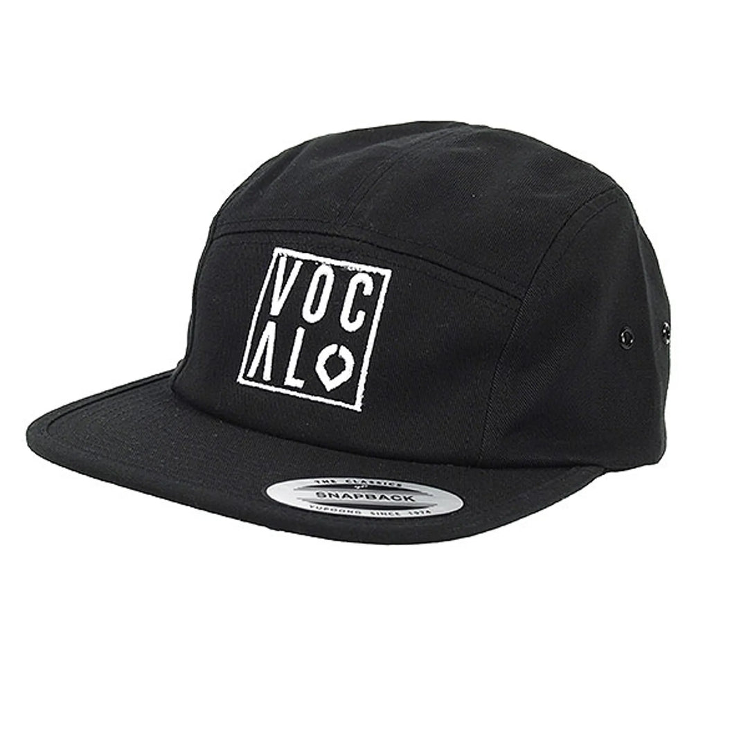 Vocal BMX Box Logo 5 Panel Camper Hat Black