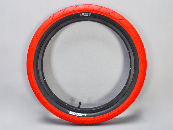 Lagos 20 x 2.50 Inch RSR Tyres Red / Blackwall Pair
