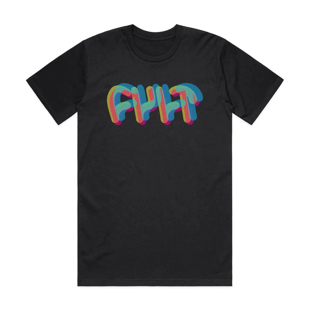 Cult BMX CMYK T-Shirt Black