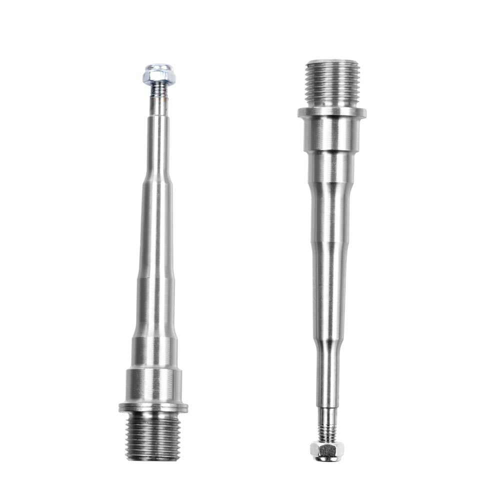 HT Components Replacement CrMo Axle Kit X-2/AE12/D-1/ANS-08 Silver 9/16