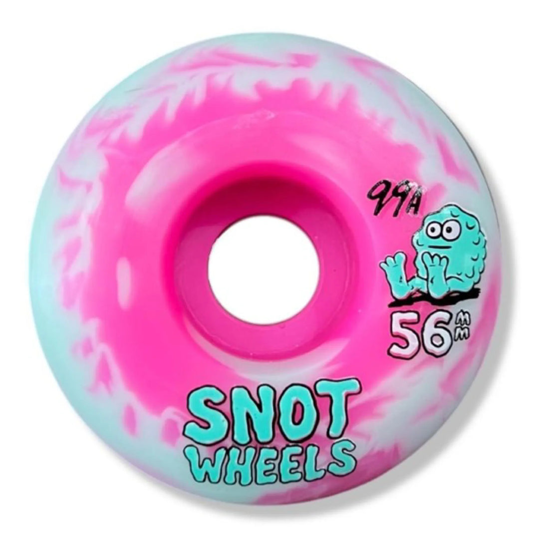 Snot Wheels Swirl 56MM 99A Pink/Teal Swirl