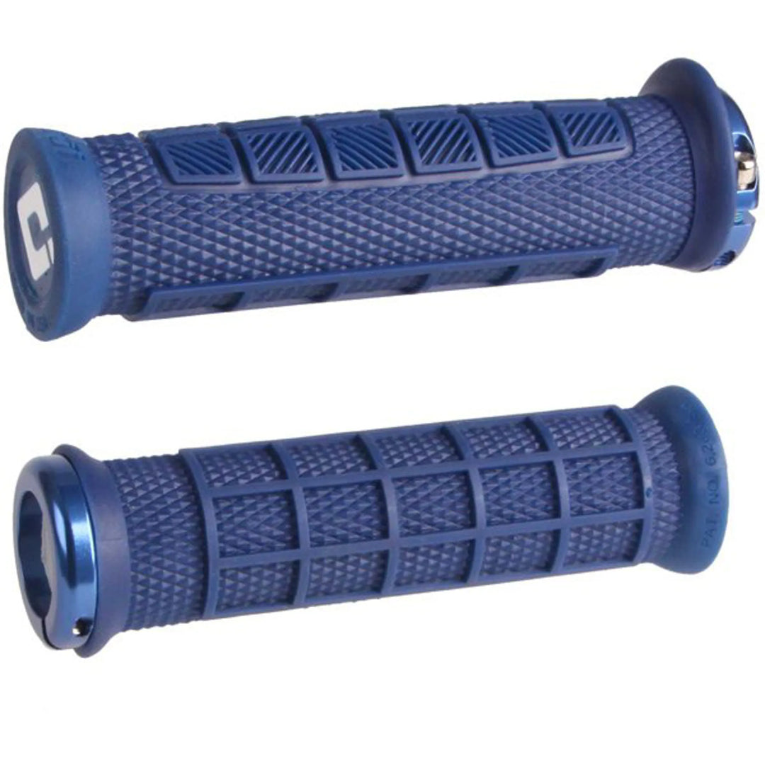 ODI Elite Pro MTB Lock On Grips Navy Blue 130mm