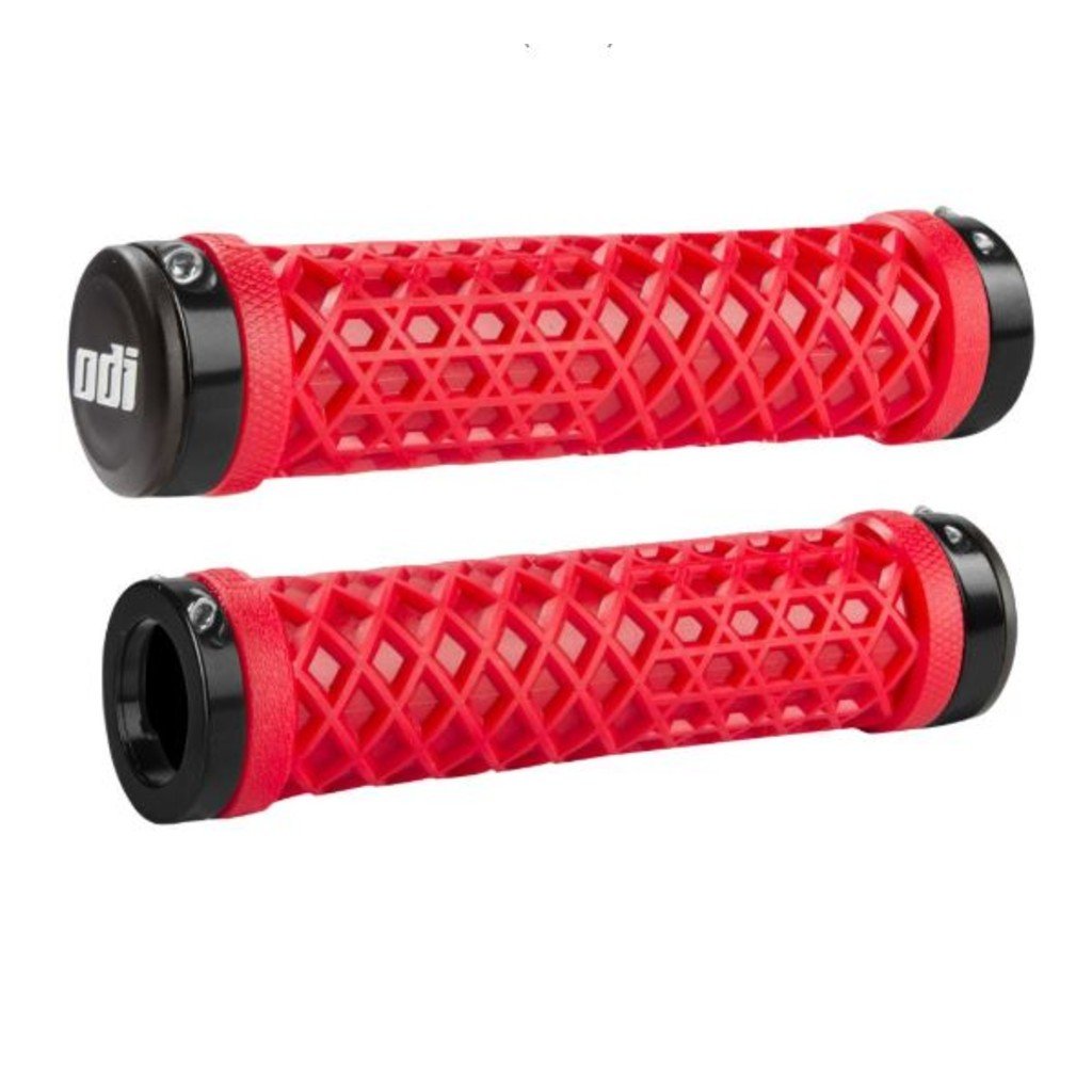 ODI x Vans Lock-On Flangeless Grips Red 130mm
