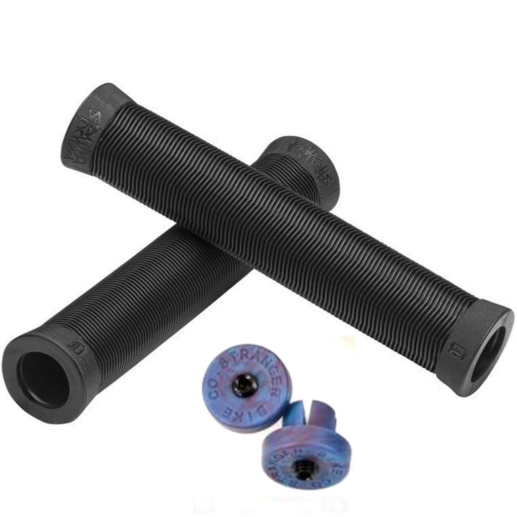 Stranger Piston Kraton Flangeless Grips Black