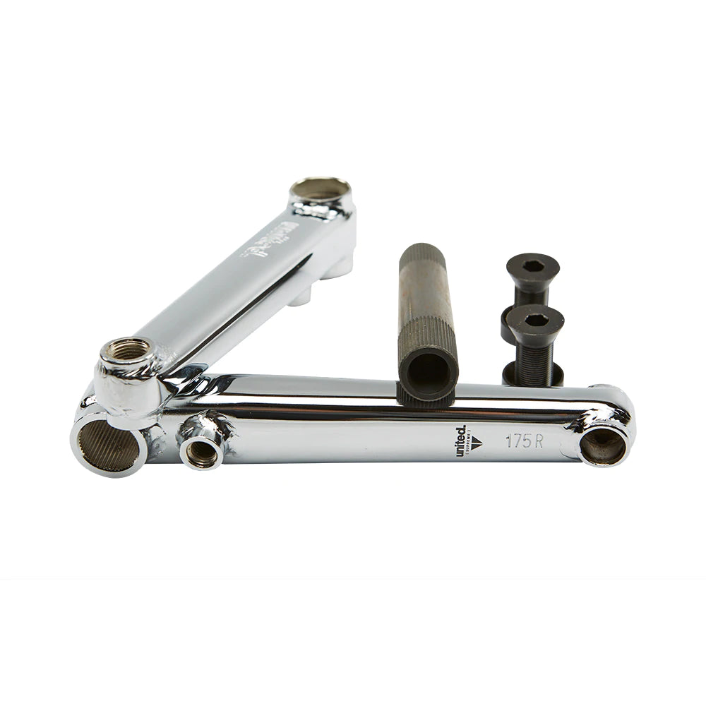 United 3pc Supreme 175mm V3 Cranks Chrome
