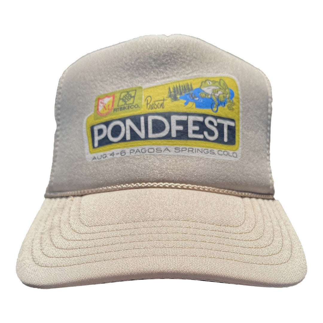 Pondfest Trucker Hat Khaki