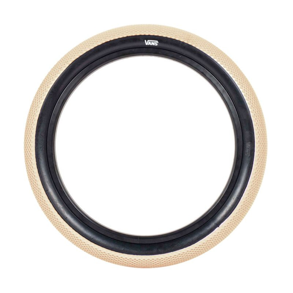 Cult Vans Tyre - Cream With Black Sidewall 2.40" | BMX