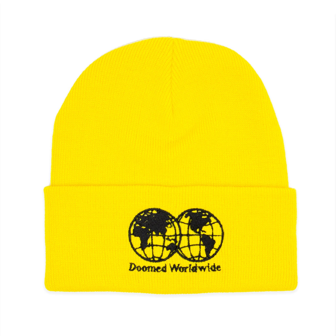Doomed Globe Beanie Yellow