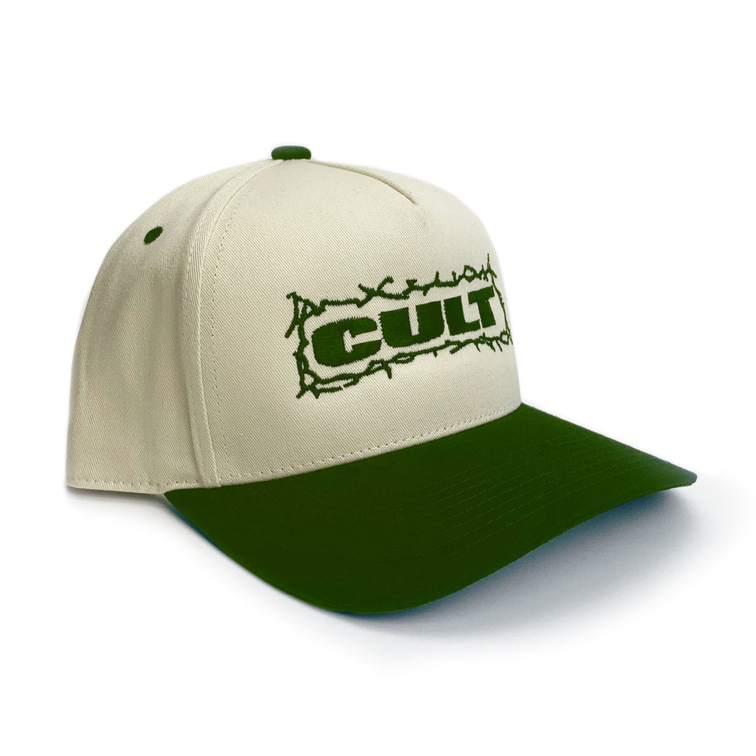 Cult Bolts Cap Cream / Green