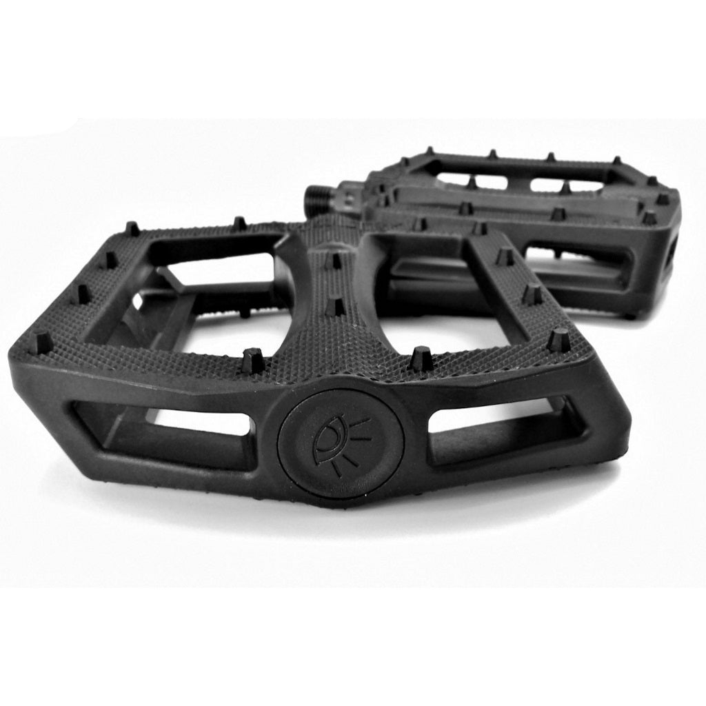 Cult Plastic Dak Pedals Black 9/16"