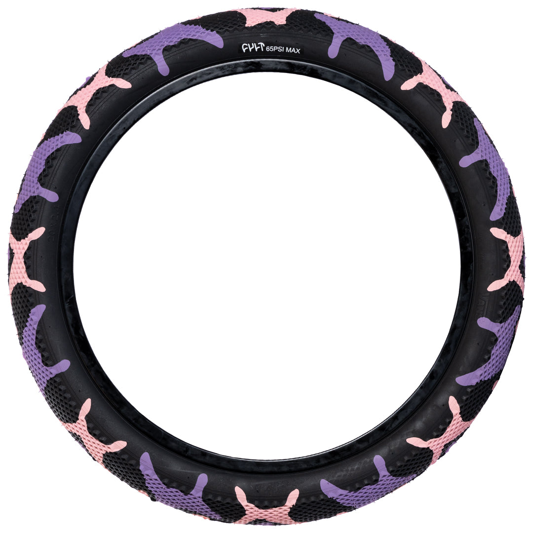 Cult Vans Tyre 29" Purple Camo / Black Sidewall 2.10"