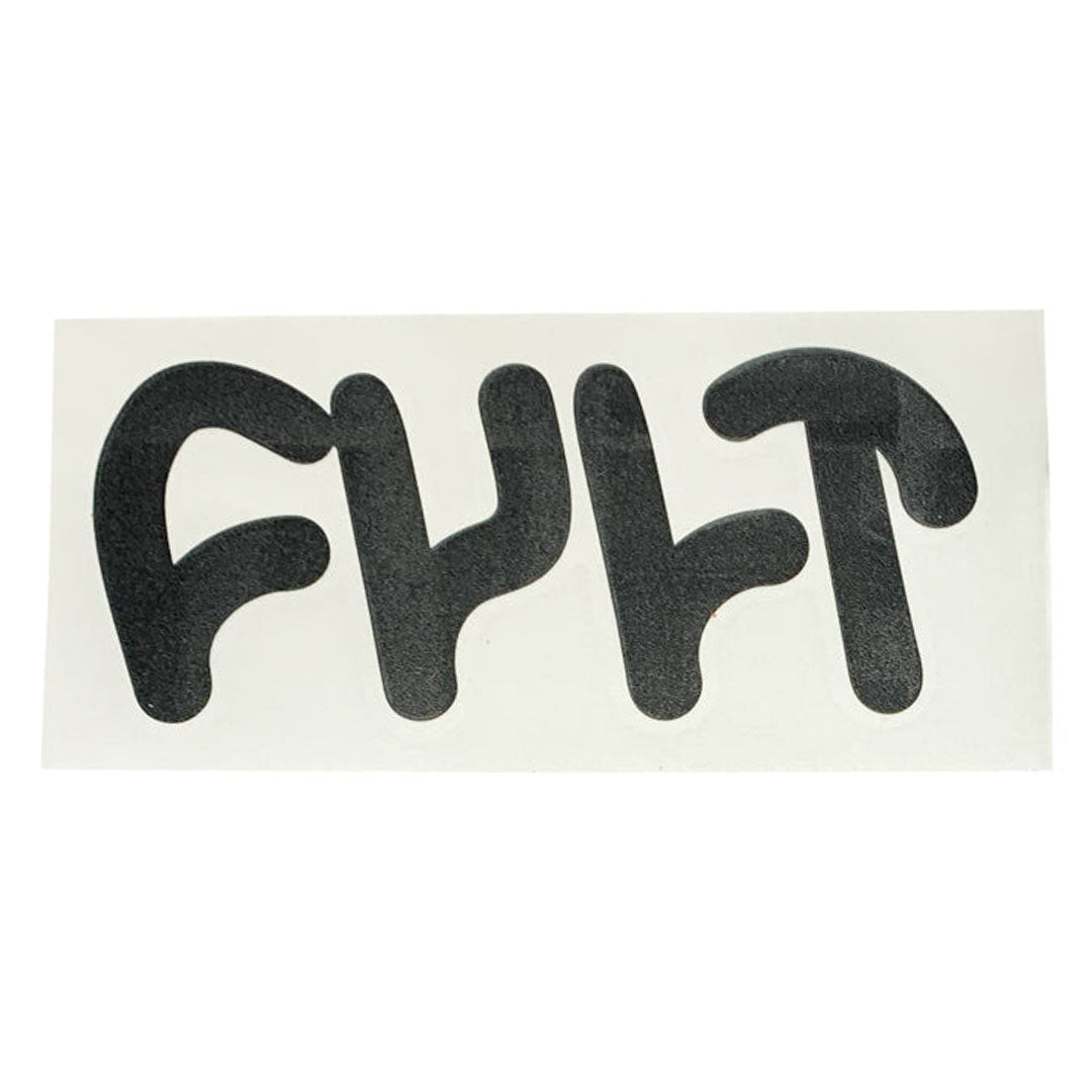 Cult Thick Logo Die Cut Sticker Black