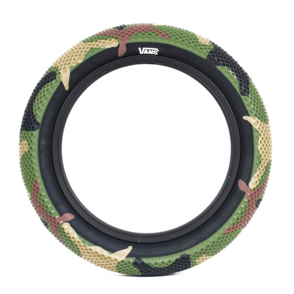 Cult Vans Tyre 12" Camo / Black Sidewall 2.20"