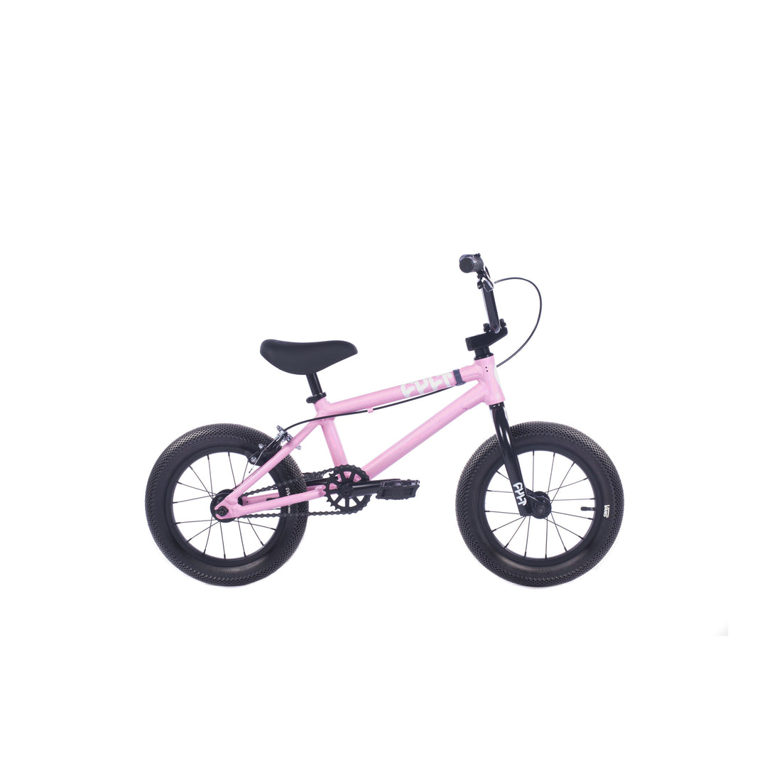 Cult 2024 Juvenile 14" BMX Bike Pink Black Parts 14.5"