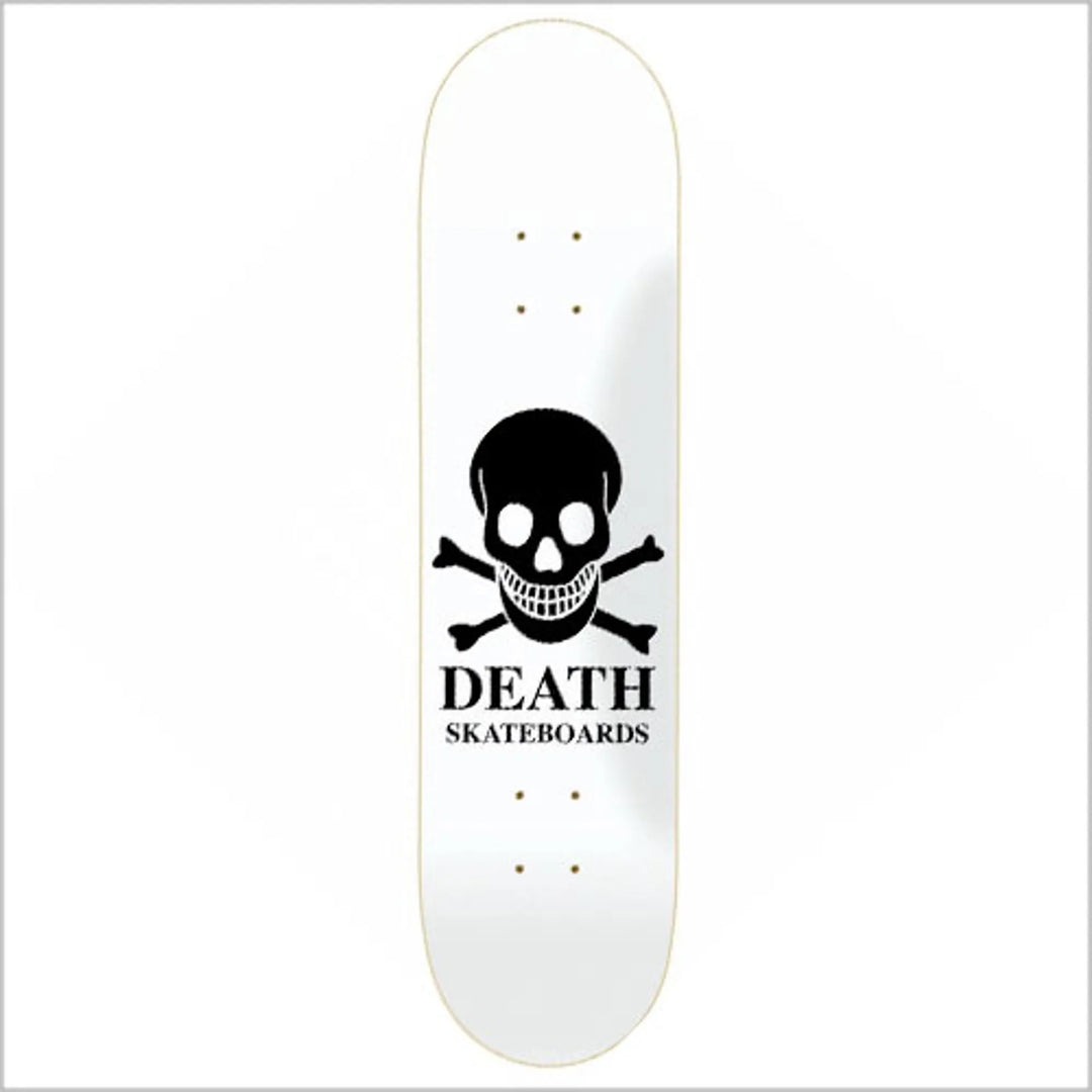 Death Skateboards Deck OG Skull White 8.625